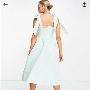 Asos design bunny tie prom dress